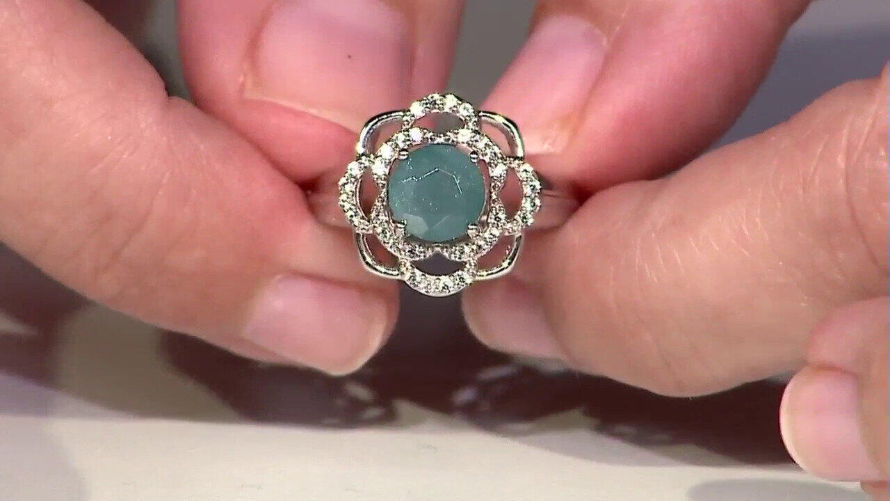 Video Anello in argento con Grandidierite
