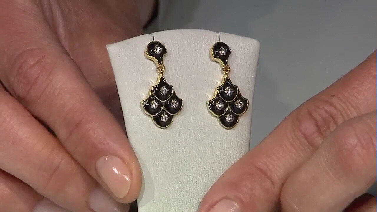 Video Pendientes en plata con Zircón