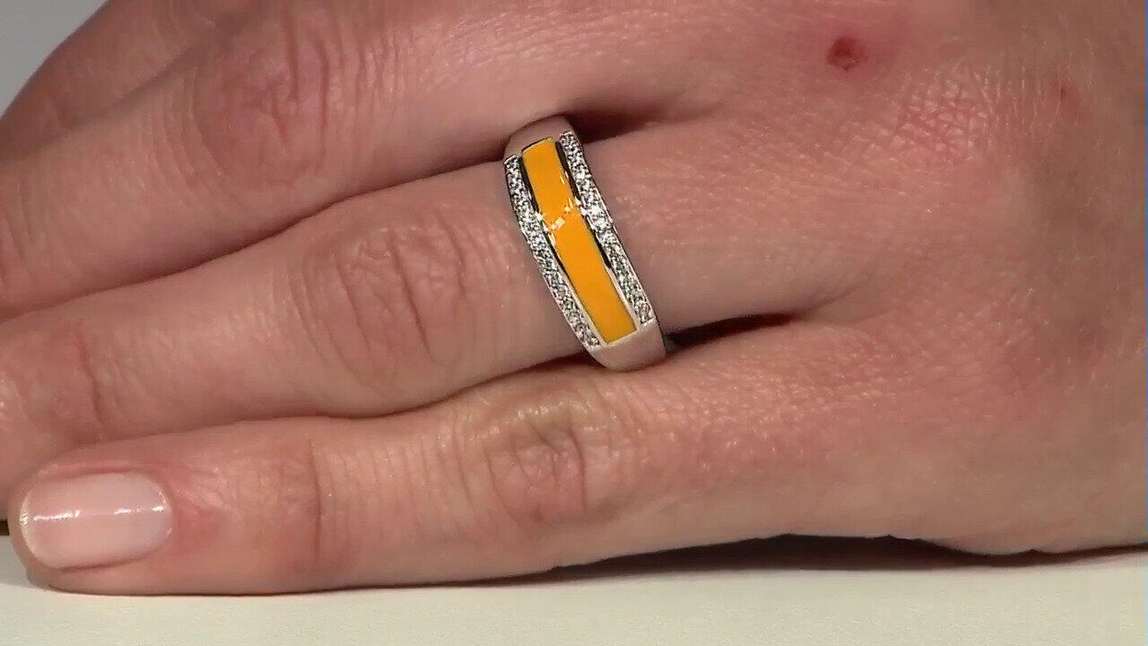 Video Anello in argento con Zircone