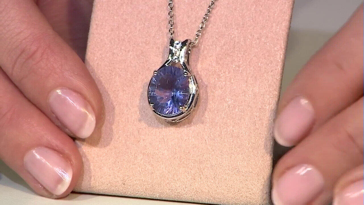 Video Collana in argento con Fluorite Cangiante