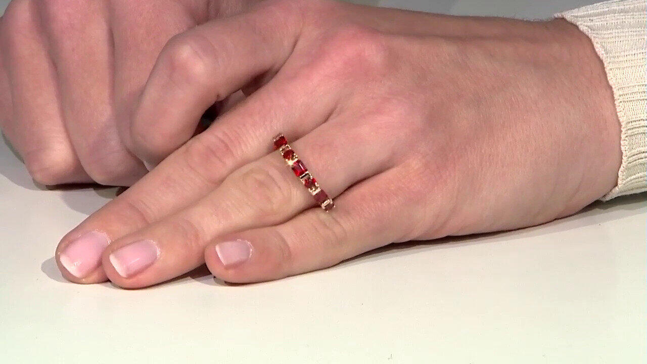 Video 9K Tanzanian Ruby Gold Ring