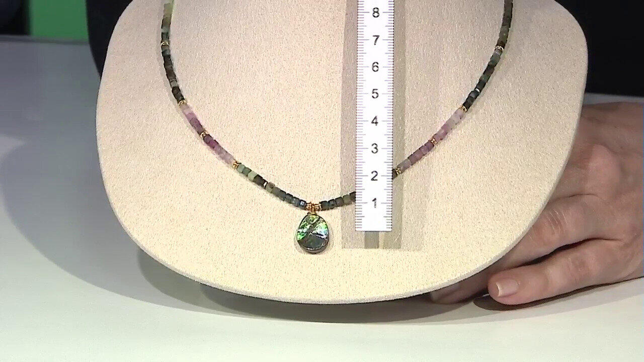 Video Collana in argento con Ammolite