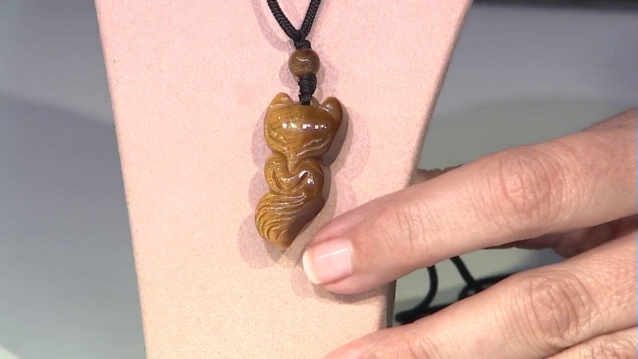 Video Collana con Occhio di Tigre Dorato