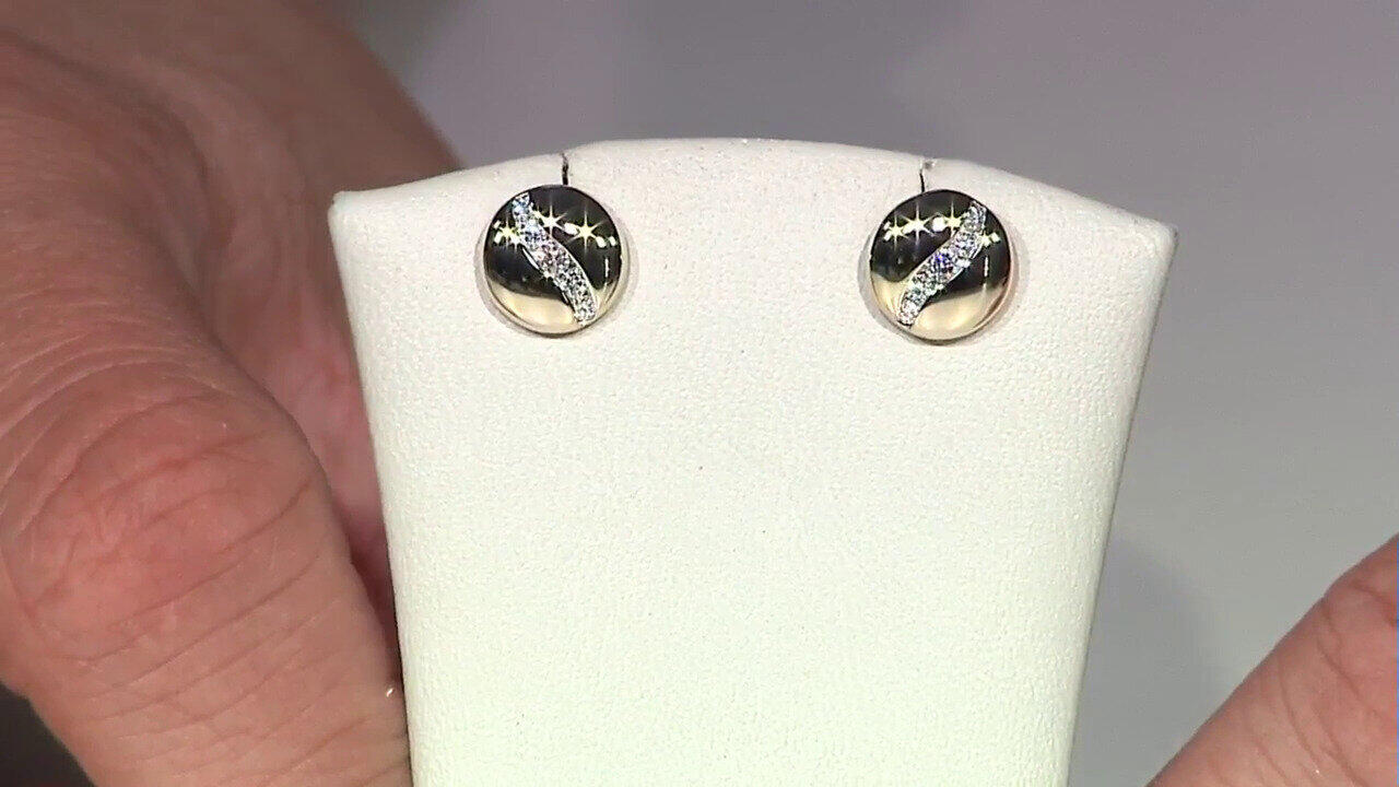 Video Boucles d'oreilles en or et Diamant SI1 (G) (Annette)