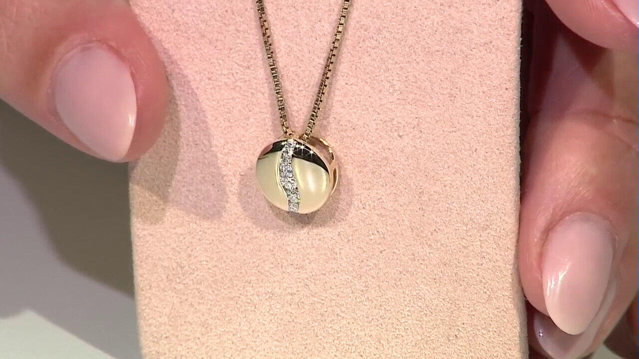 Video Pendentif en or et Diamant SI1 (G) (Annette)
