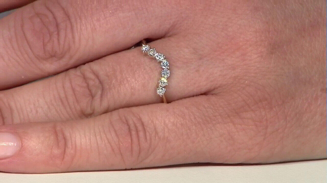 Video Bague en or et Diamant SI1 (G) (Annette)