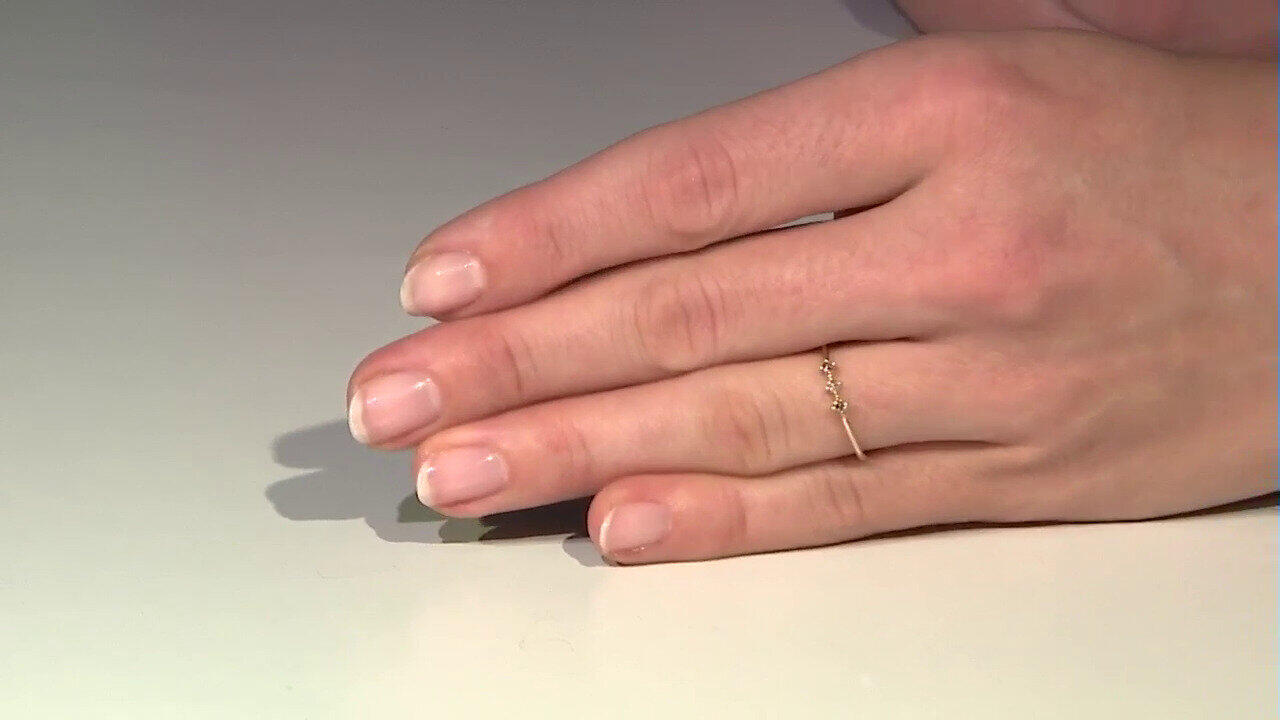 Video Bague en or et Diamant rose de France SI1 d'Argyle  (Annette)