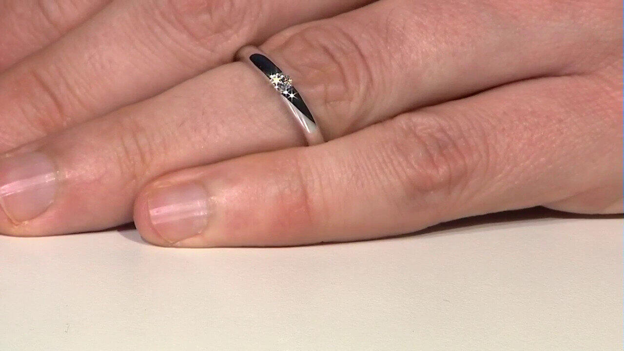 Video Bague en or et Diamant IF (D) (Annette)