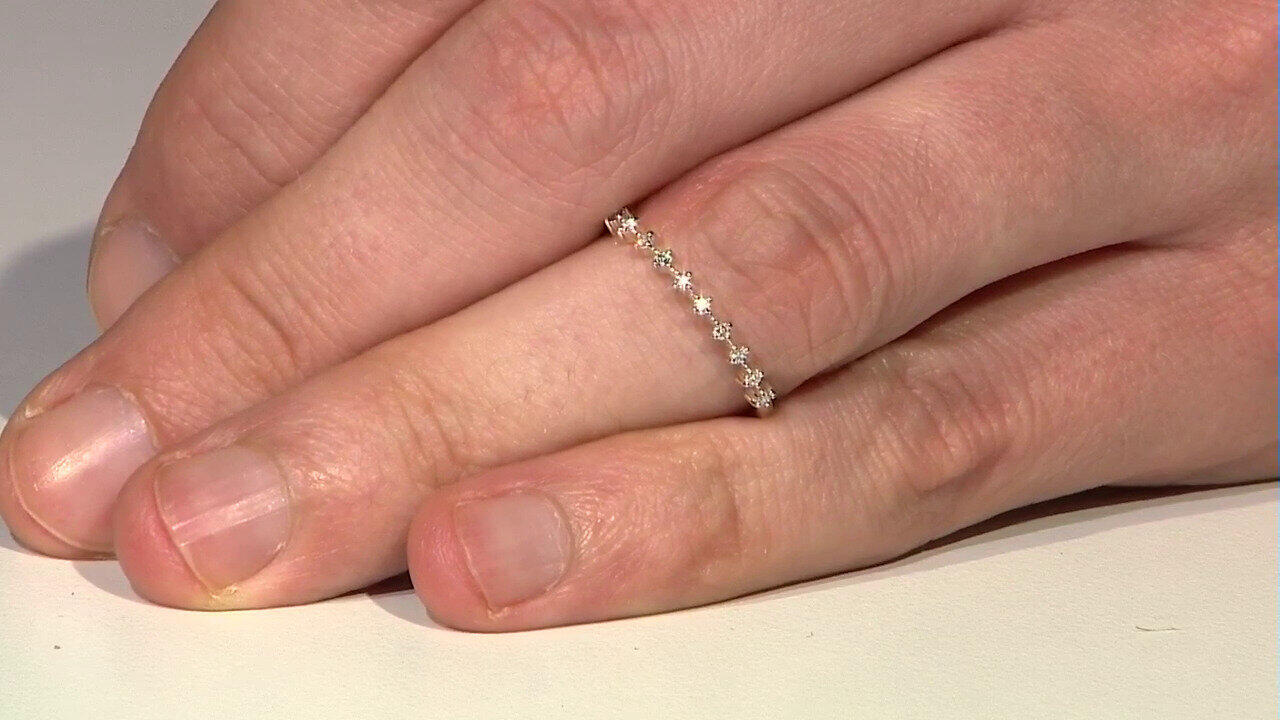 Video Gouden ring met Diamanten SI1 (G) (Annette)