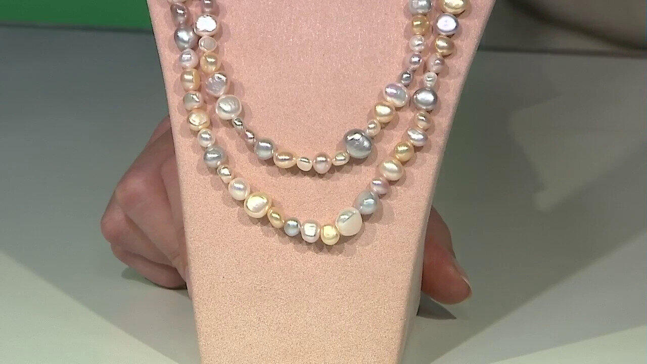 Video Collier en argent et Perle de culture d'eau douce (TPC)