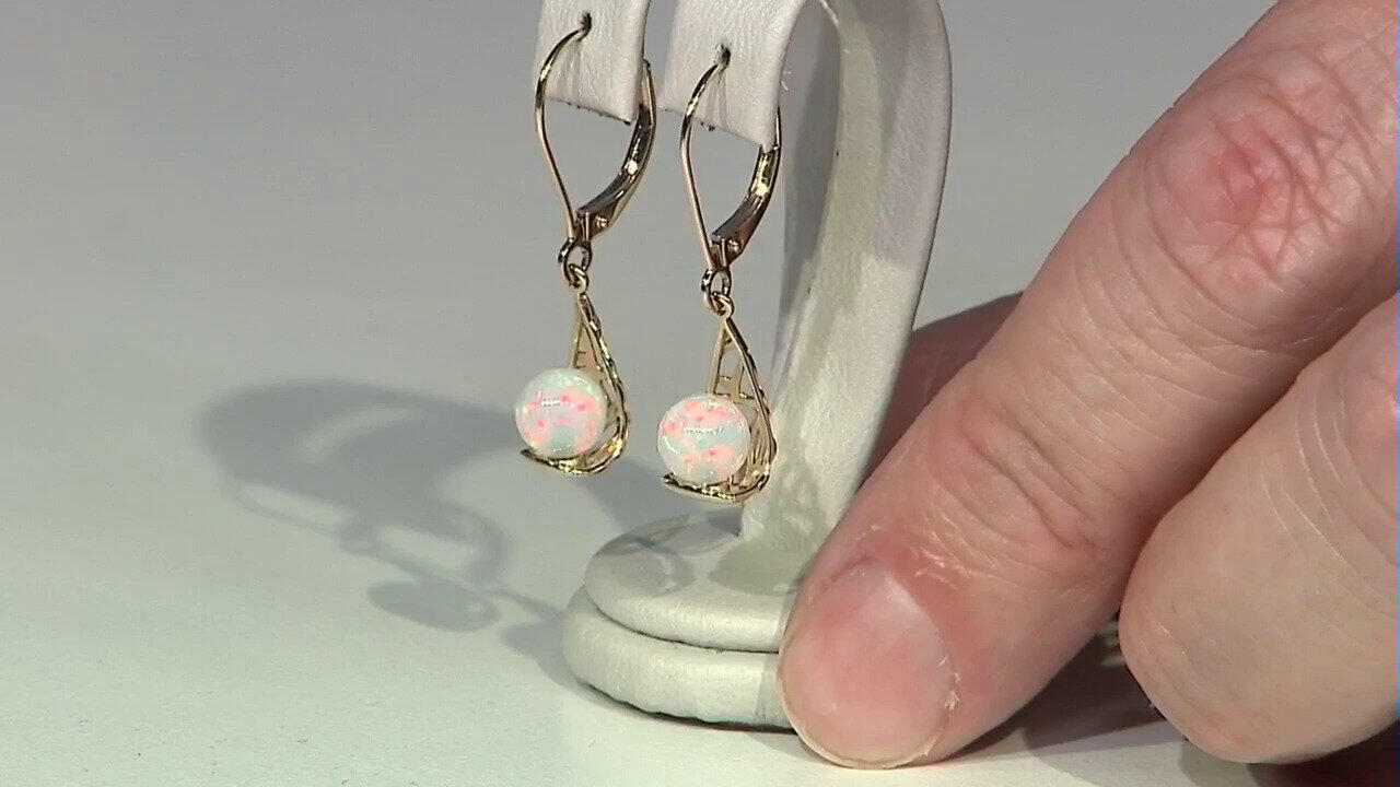 Video Orecchini in oro con Opale di Welo (Ornaments by de Melo)