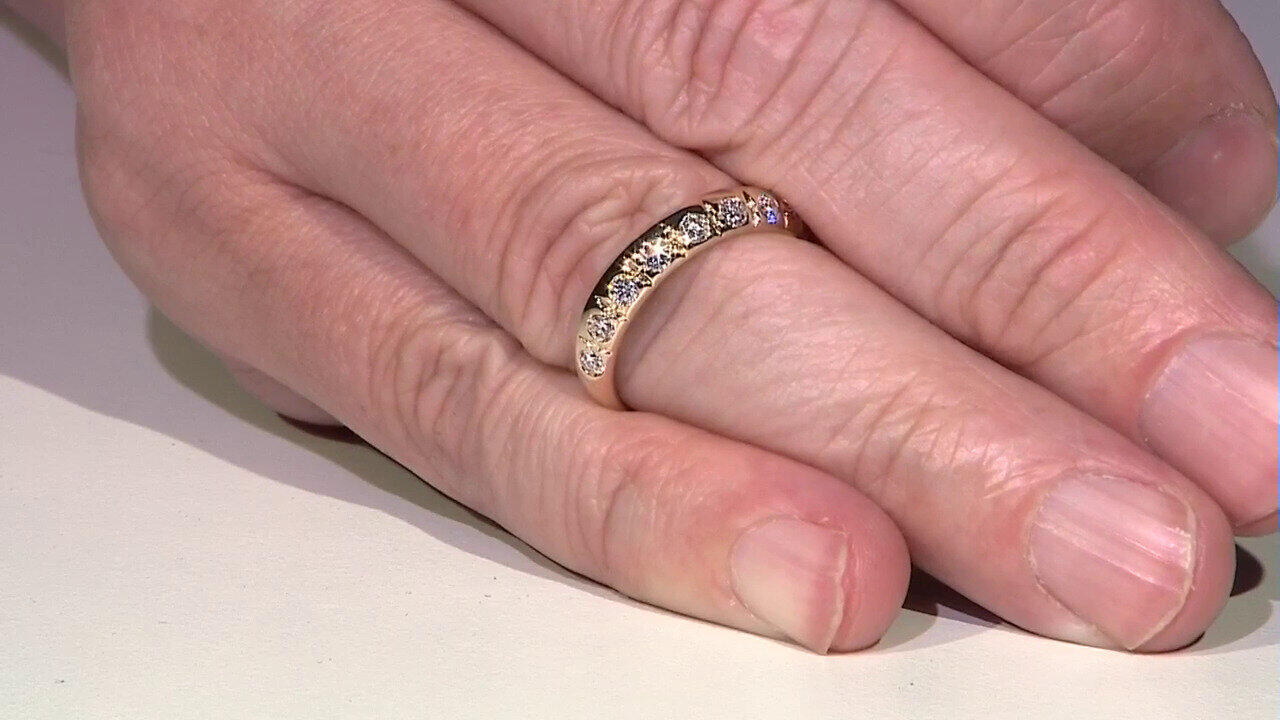 Video Bague en or et Diamant IF (G) (de Melo)