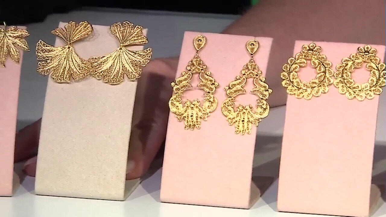 Video Silver Earrings (Joias do Paraíso)