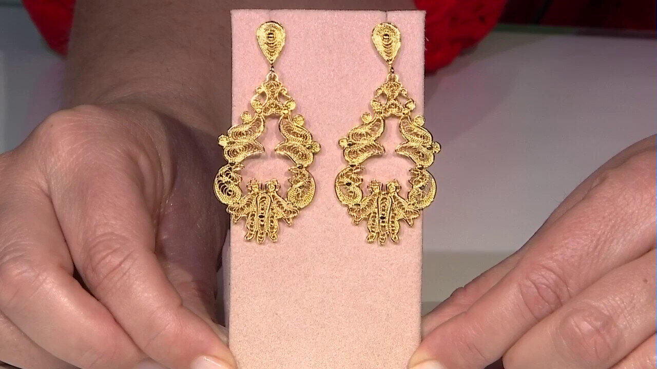Video Boucles d'oreilles en argent (Joias do Paraíso)