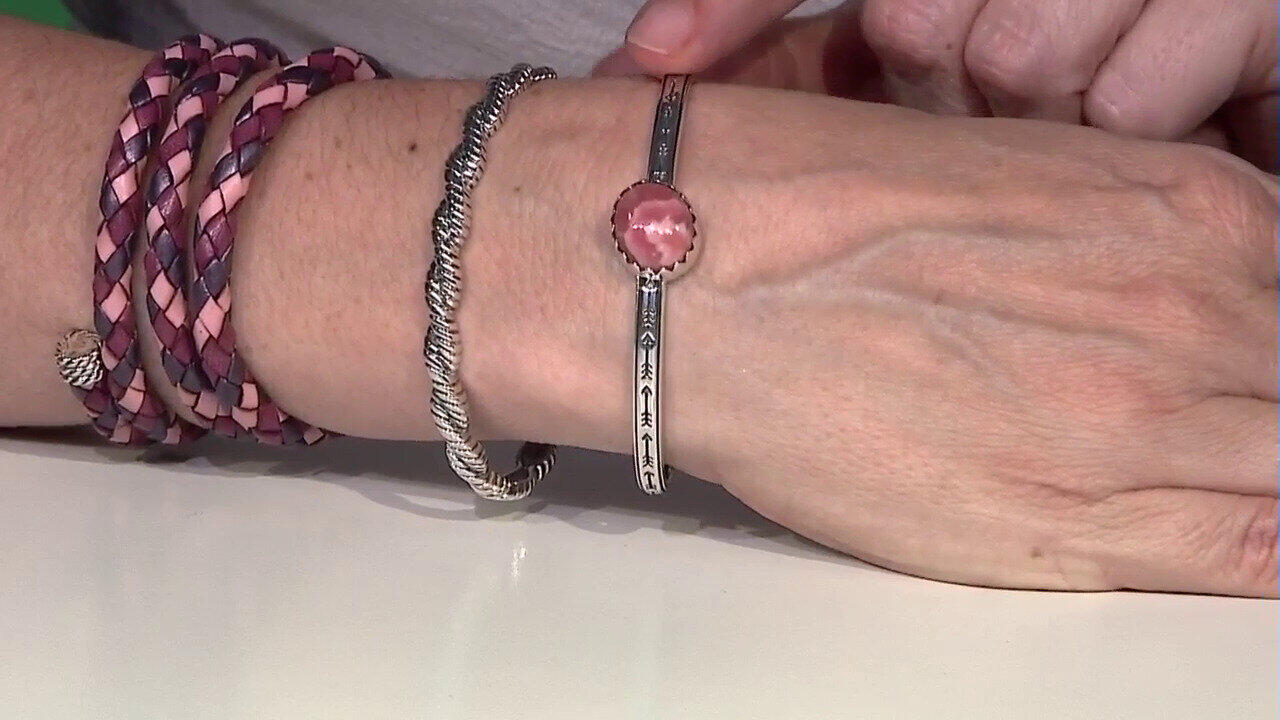Video Brazalete en plata con Rodocrosita (Desert Chic)