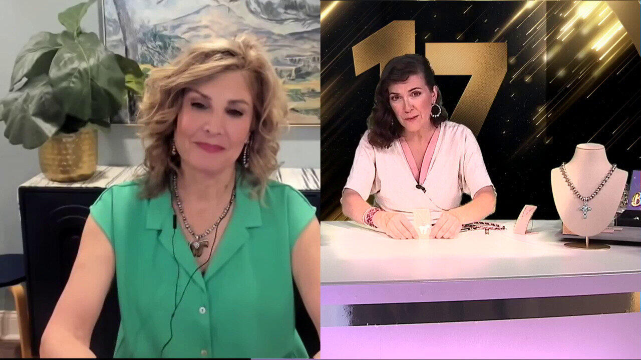 Video Ciondolo in argento con Howlite (Desert Chic)