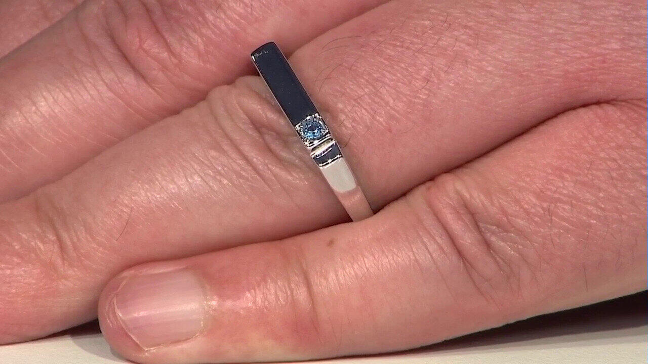 Video Anello in argento con Haüyne