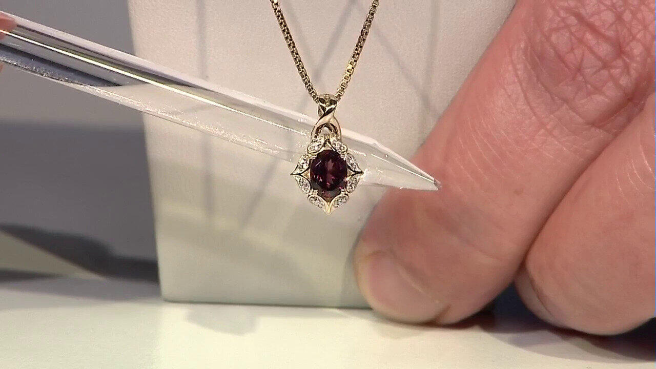 Video 9K Songea Ruby Gold Pendant