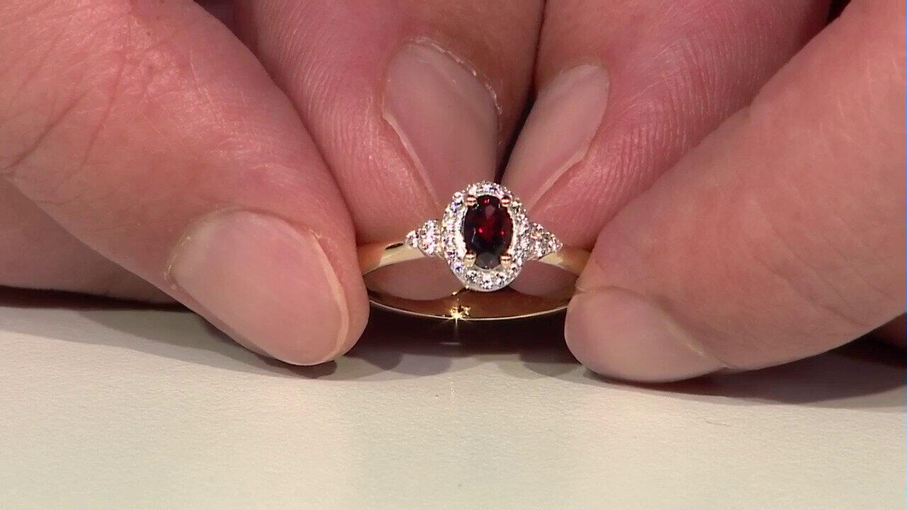 Video Bague en or et Rubis de Songea