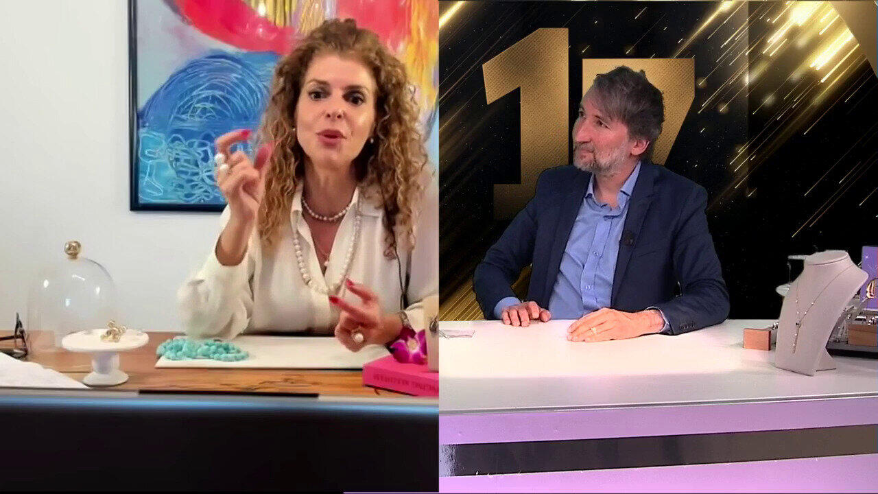 Video Bague en or et Perle blanche des mers du sud (Michelle Albala)