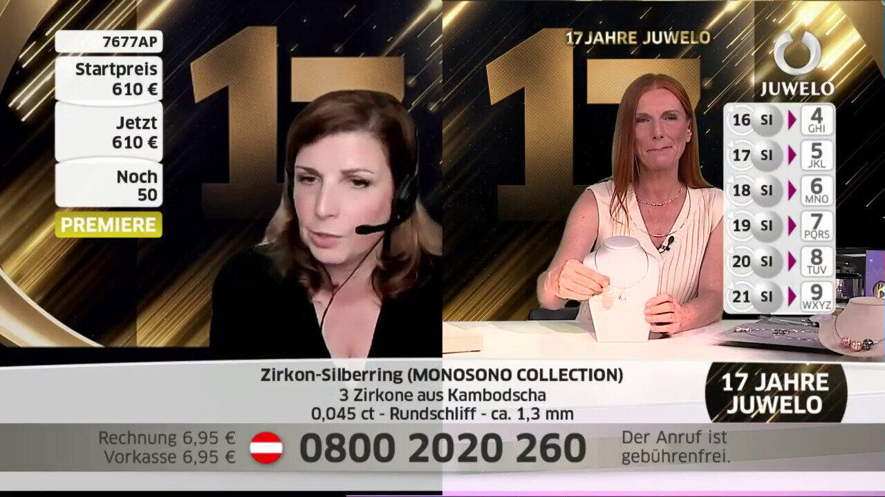 Video Zilveren ring met zirkonen (MONOSONO COLLECTION)