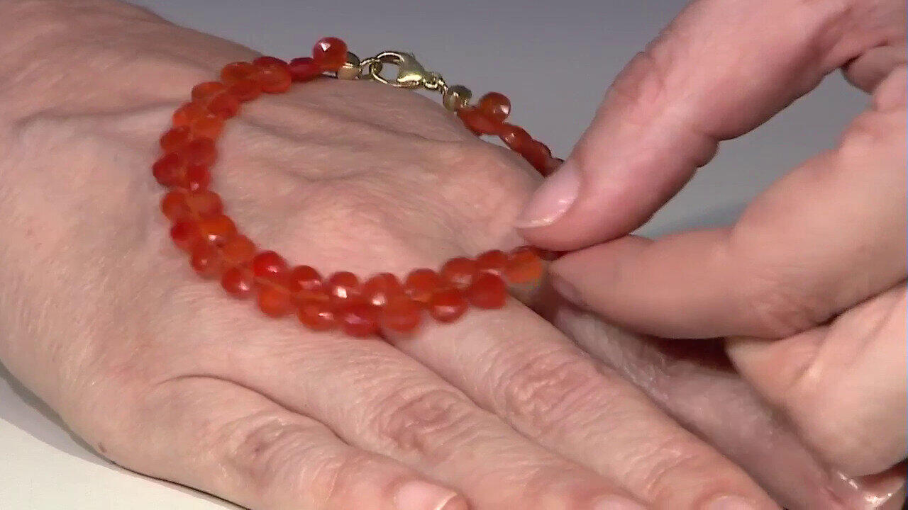 Video Bracciale in argento con Corniola (CUSTODANA)