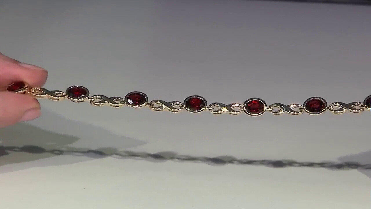 Video Bracciale in oro con Granato (CUSTODANA)