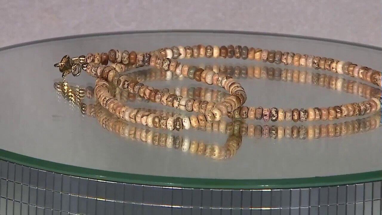 Video Collana in argento con Diaspro Paesaggio