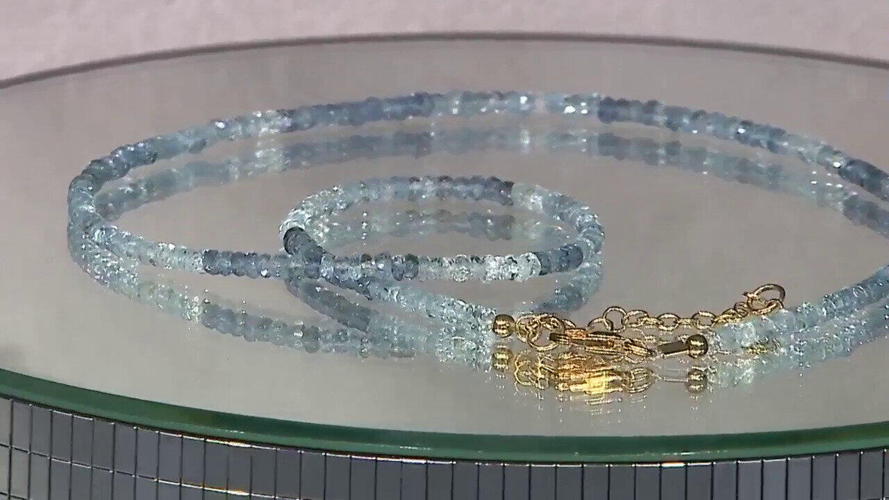 Video Collar en plata con Aguamarina Santa María