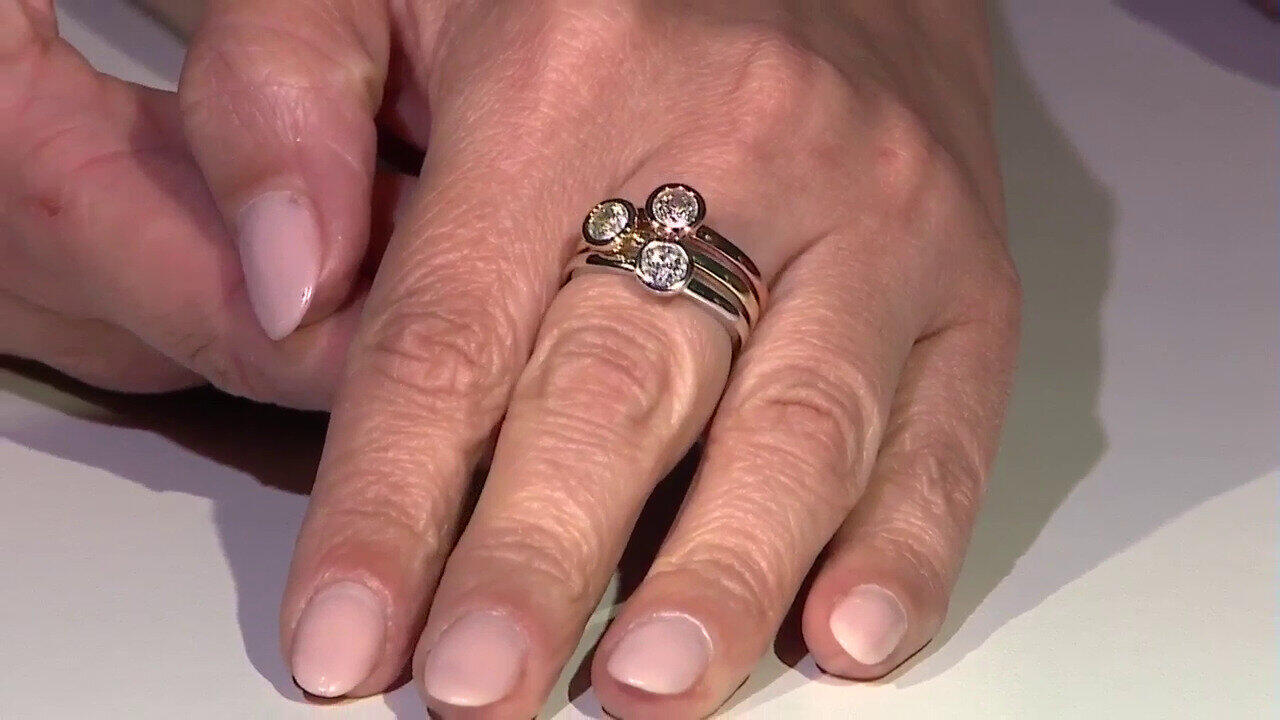 Video Zircon Silver Ring (Adela Silber)