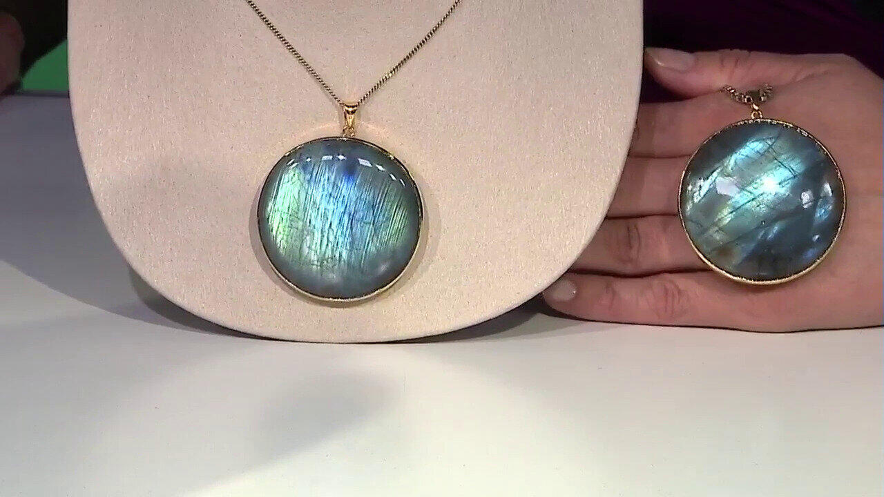 Video Ciondolo in argento con Labradorite (Adela Silber)