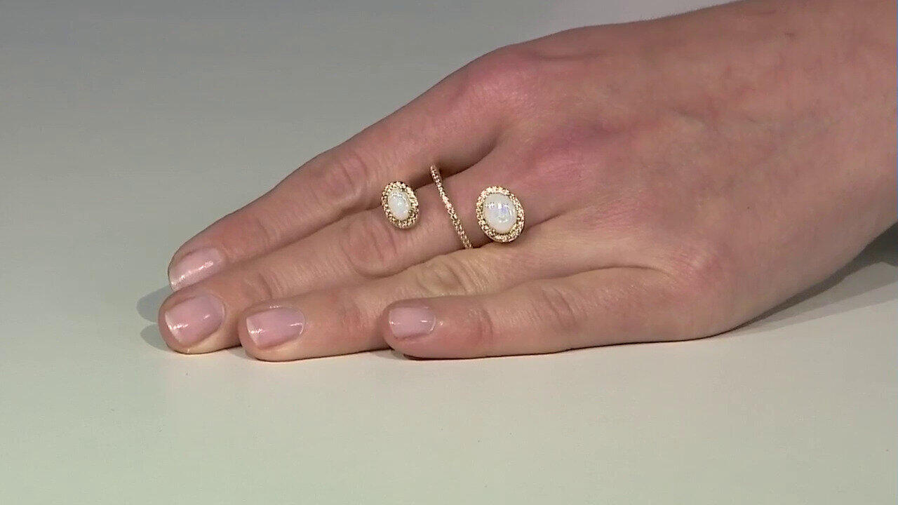 Video Bague en argent et Opale d'Australie