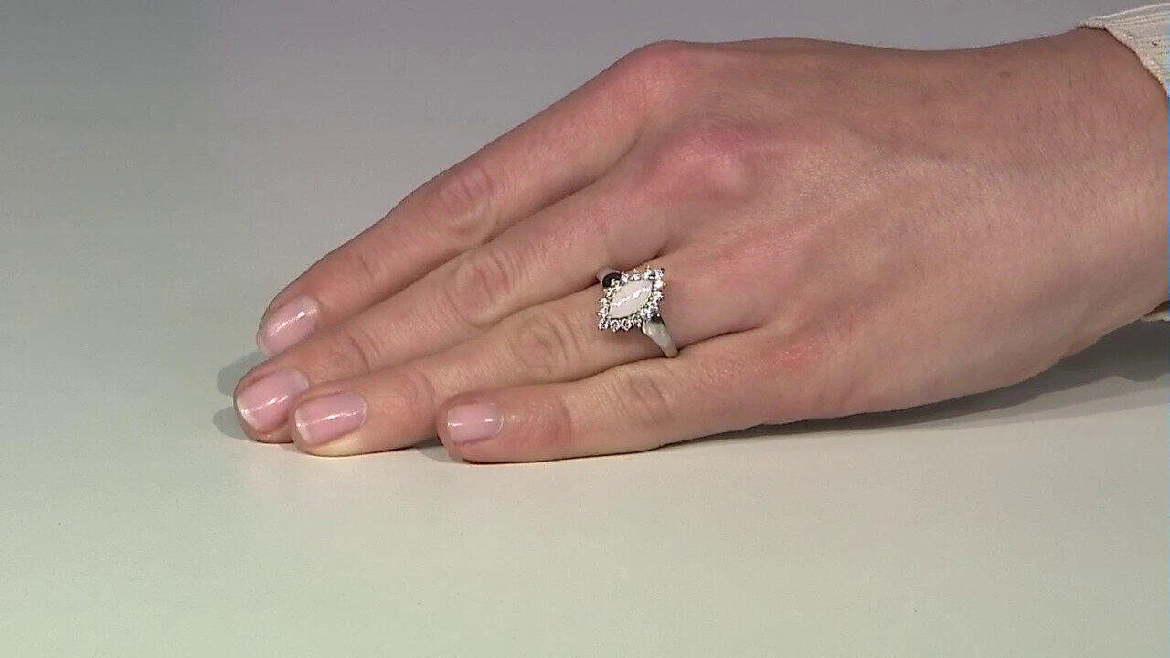 Video Australischer Opal-Silberring