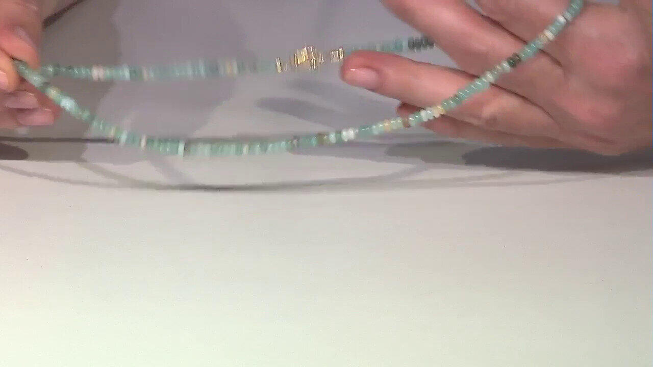 Video Collana in argento con Amazzonite