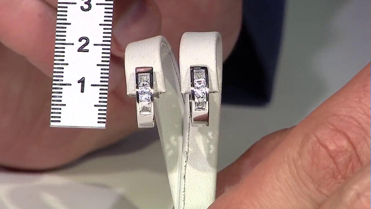 Video Orecchini in argento con Danburite