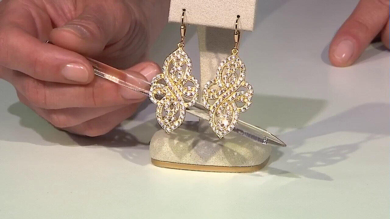 Video Orecchini in argento con Zircone