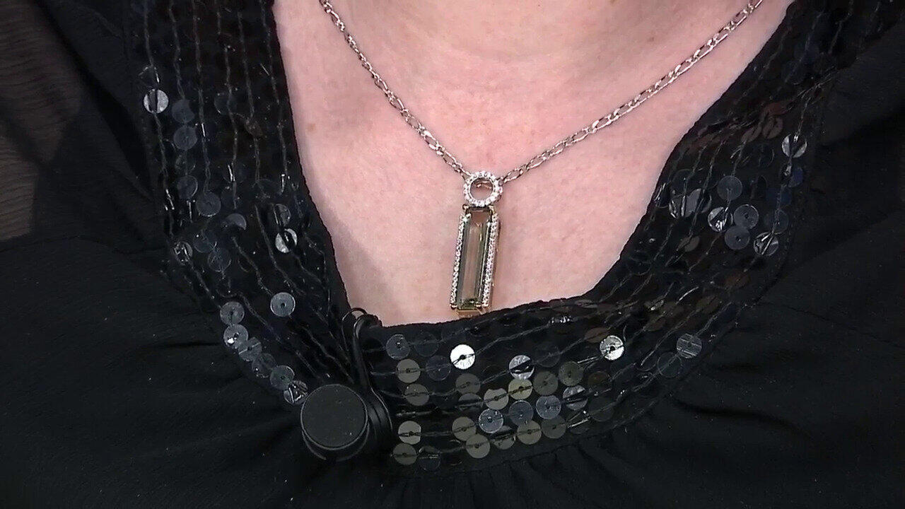 Video Collier en argent et Améthyste verte