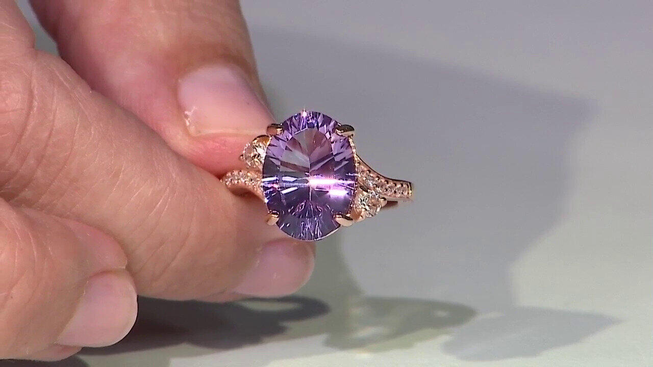 Video Bague en argent et Améthyste de Bolivie