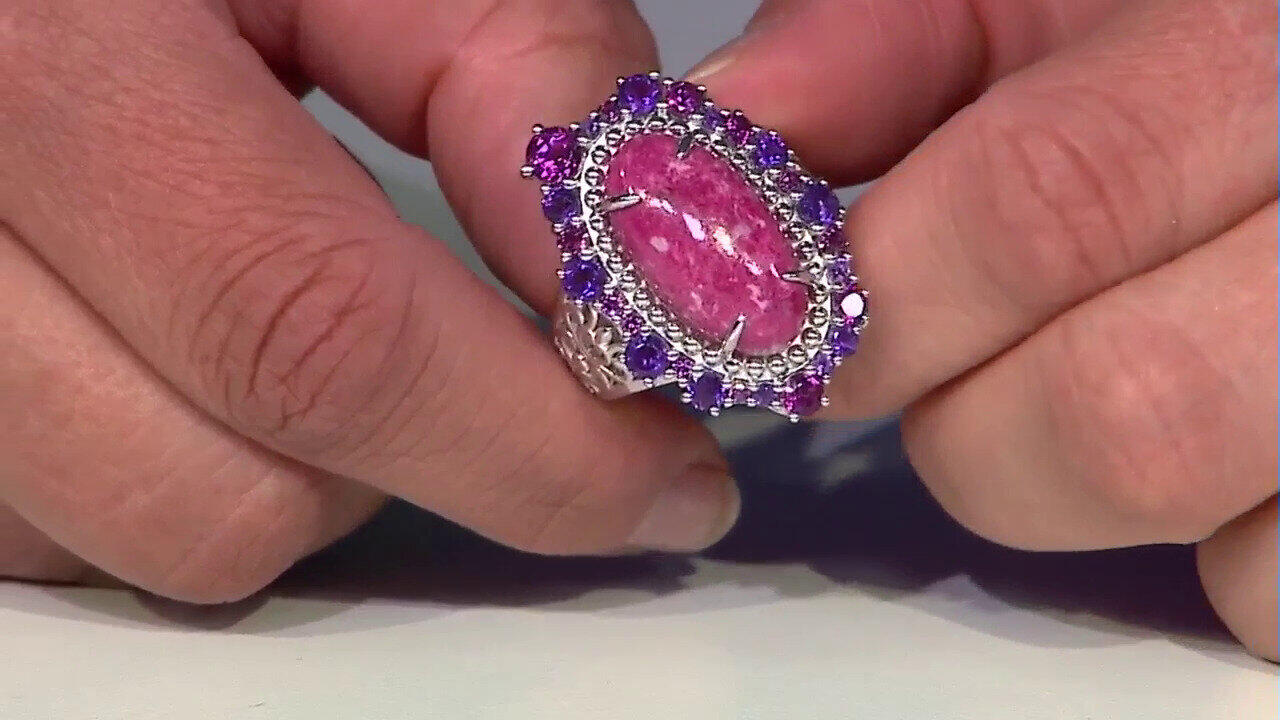 Video Anello in argento con Thulite (Dallas Prince Designs)