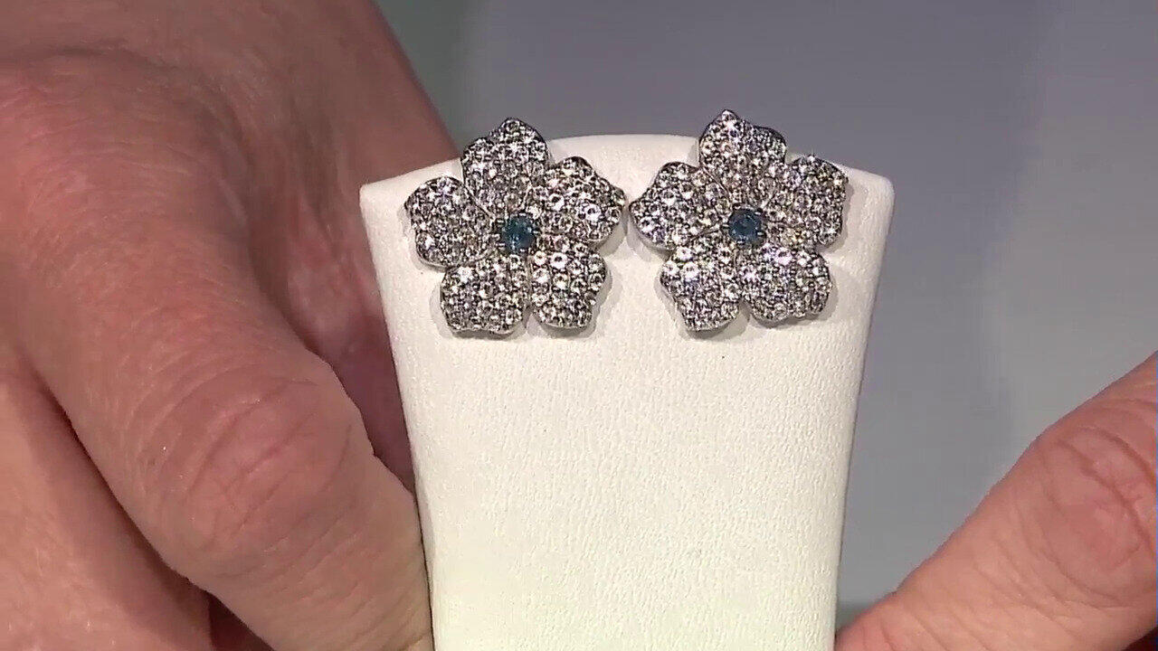 Video Boucles d'oreilles en argent et Topaze bleu de Londres (Dallas Prince Designs)