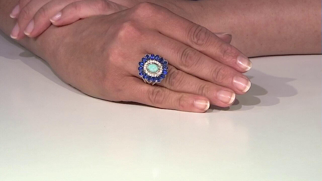 Video Bague en argent et Opale Welo (Dallas Prince Designs)