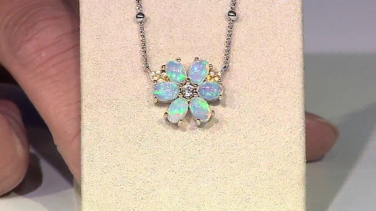 Video Welo-Opal-Silbercollier (Dallas Prince Designs)