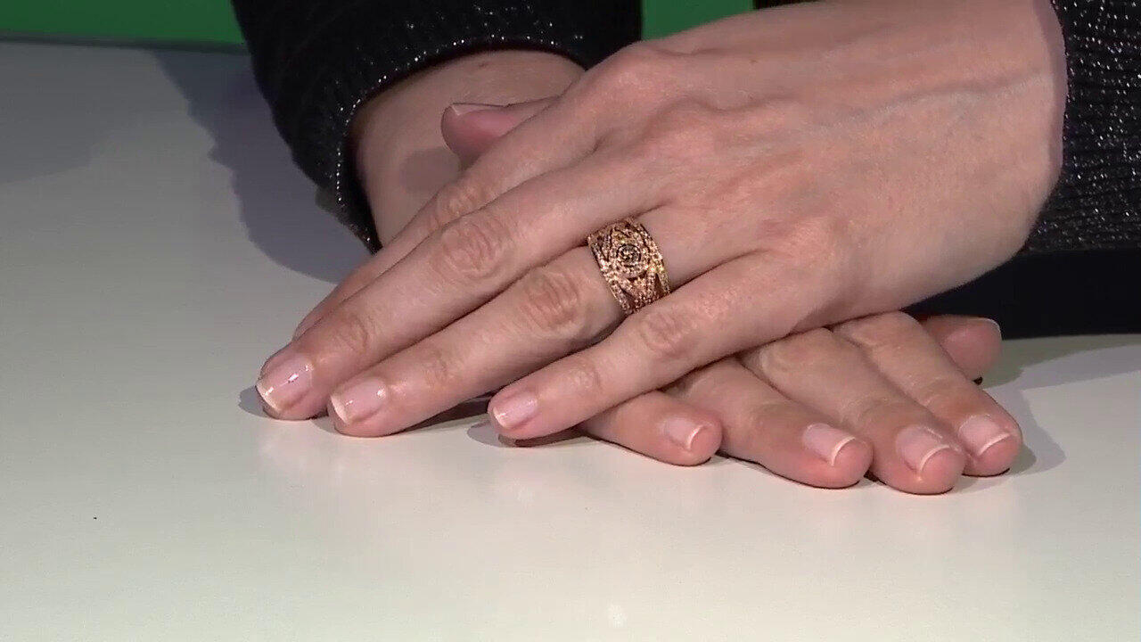 Video Bague en or et Diamant rose de France VS1 d'Argyle (Annette)