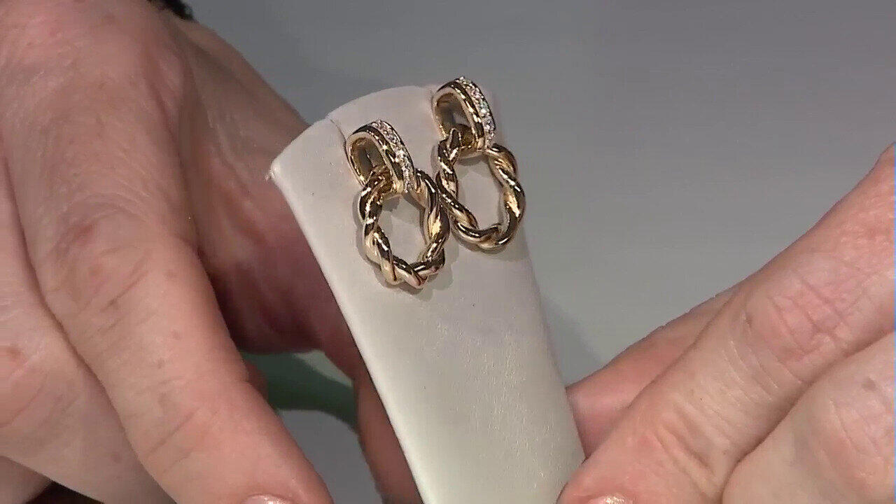 Video Boucles d'oreilles en or et Diamant I1 (H) (CIRARI)