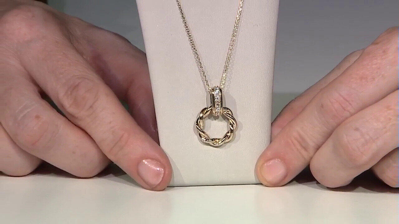 Video Collana in oro con Diamante I1 (H) (CIRARI)