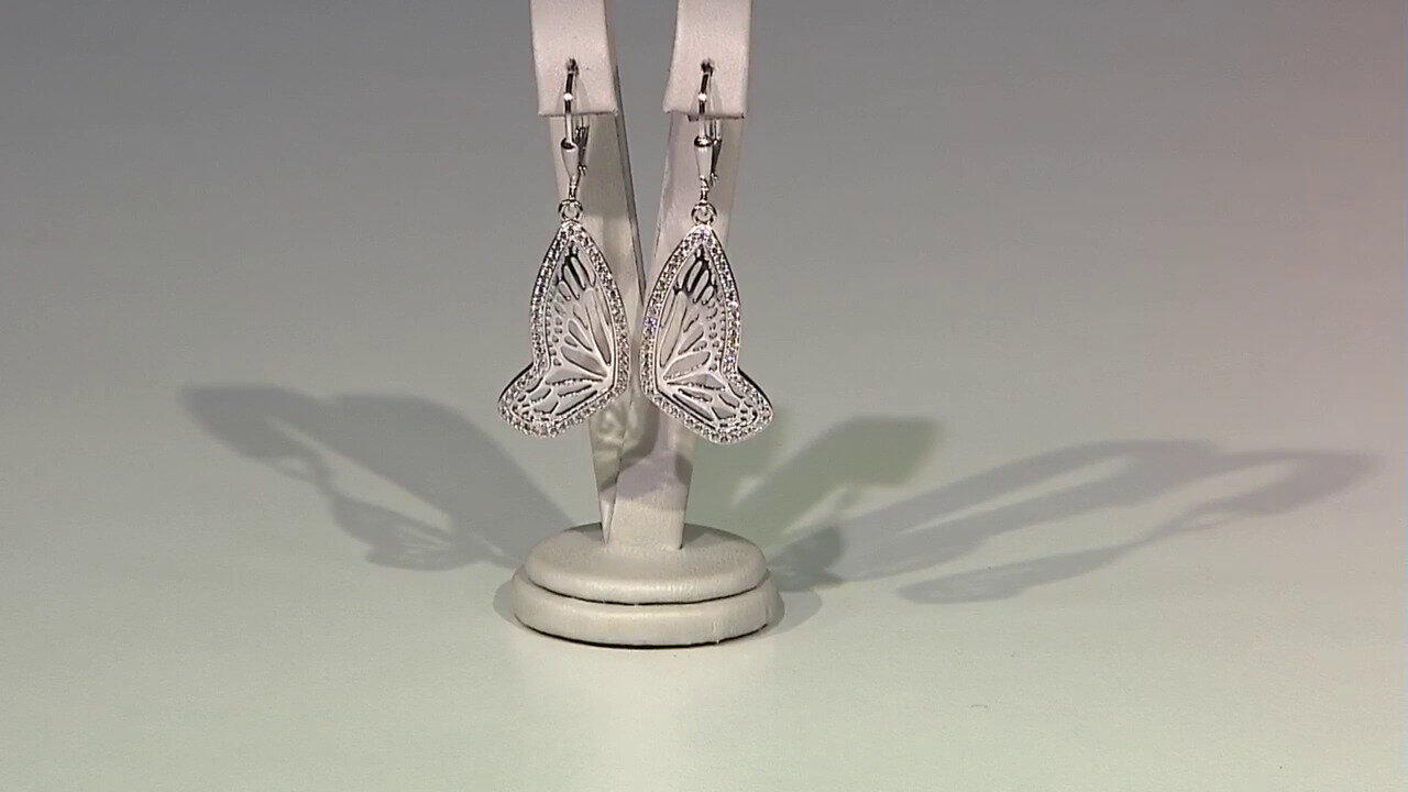 Video Boucles d'oreilles en argent et Zircon