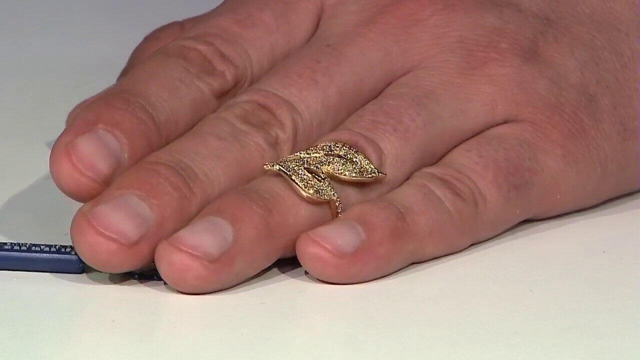 Video Anello in oro con Diamante Fancy SI2 (CIRARI)
