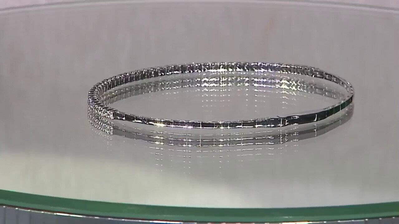 Video 14K I1 (H) Diamond Gold Bangle (CIRARI)