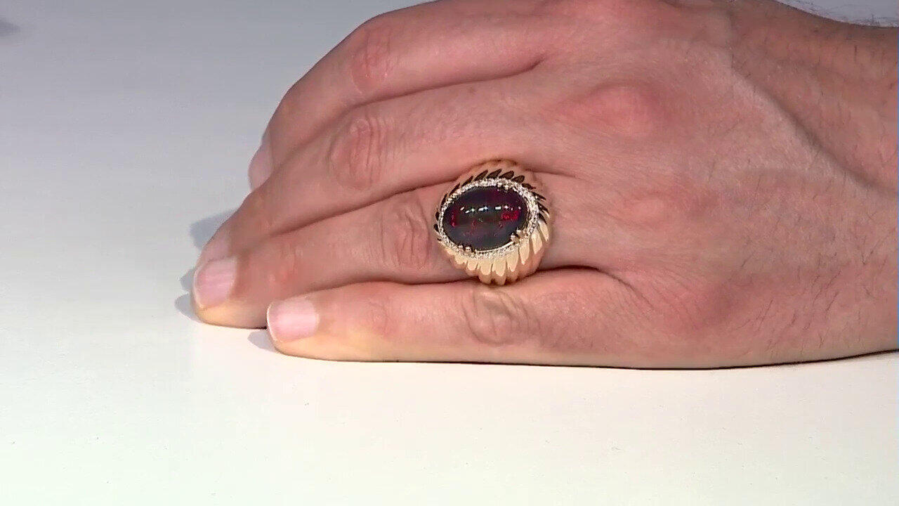 Video Anillo en oro con Ópalo de Mezezo (de Melo)