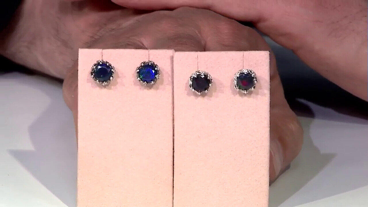 Video Anello in argento con Opale Mezezo (de Melo)